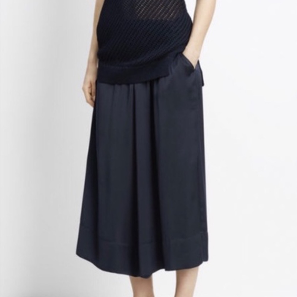 •Vince Pull-On Culotte Pants Coastal Blue